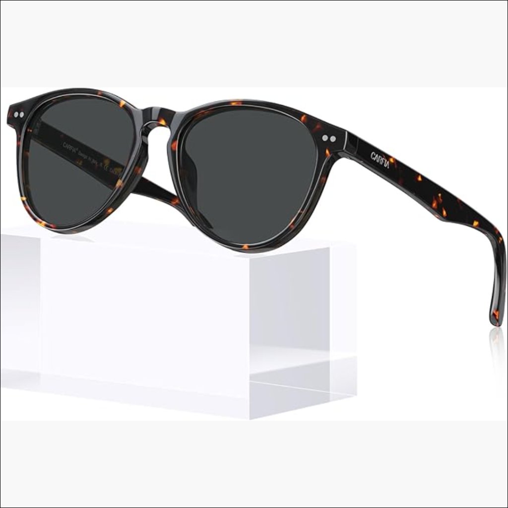 Acetate Polarized Sunglasses Uv400 Protection Panto Frame Driving Shades